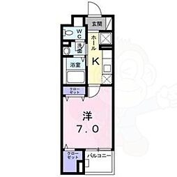 間取図画像 1K