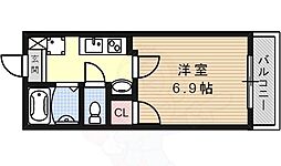 名古屋市営桜通線 吹上駅 徒歩3分の賃貸マンション 2階1Kの間取り