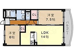 ハピネ音聞山 2階