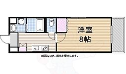 タウンライフ朝日が丘 1Kの間取図画像