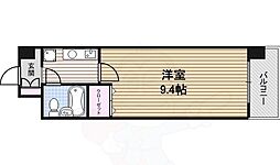 フィオーレ古出来 1Kの間取図画像