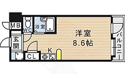 桜山アネックス ワンルームの間取図画像