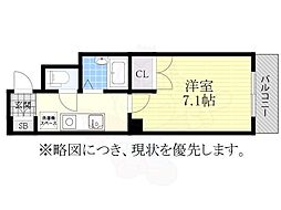 シテイライフ本山 1Kの間取図画像