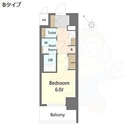 名古屋市天白区古川町マンション 1Kの間取図画像