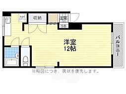 フラット御器所 ワンルームの間取図画像