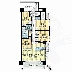 バンベール左京山 4階