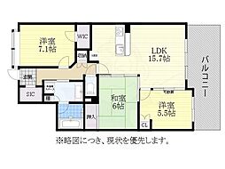 メイツ西山本通 2階