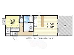 ChariotGrande 1LDKの間取図画像