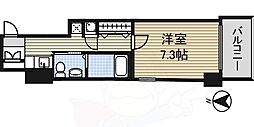 ライブコート千種 1Kの間取図画像