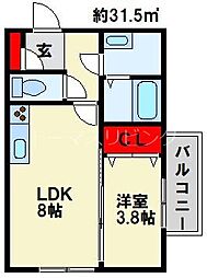 ヴェラ下富野 1階/105