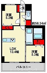 M the be KOKURA Entrada 3階/302