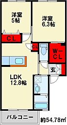 クラヴィエ三萩野I 1階