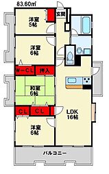 ルフラン東新町 6階