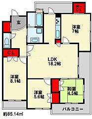物件の間取り