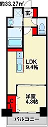 レジェンドコンヤマチ 1LDKの間取図画像
