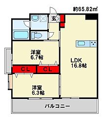 物件の間取り