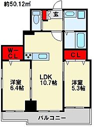 クレスト西小倉 3階