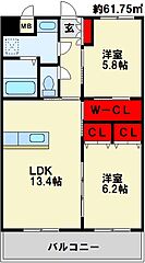 物件の間取り
