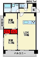 物件の間取り