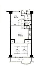 間取図画像 3LDK