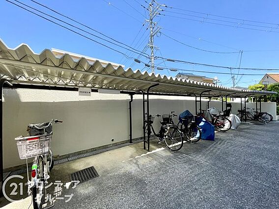 駐輪場は、住民...