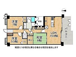 間取図画像 3LDK