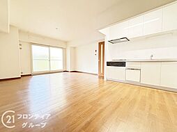 西大寺サンハイツ2号棟　中古マンション 3LDKのリビング/ダイニング