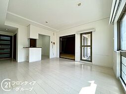 木津かぶと台団地2号棟　中古マンション 4LDKのリビング/ダイニング