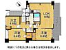 間取り：南東向きでリビングに明るい日差しが差し込みます！ウォークインクローゼットが魅力的な物件です！