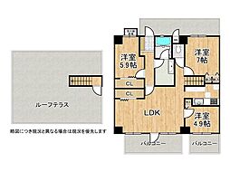 間取図画像 3LDK