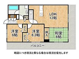 間取図画像 3LDK