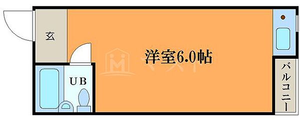 大国町ハイツ ｜大阪府大阪市浪速区大国1丁目(賃貸マンション1R・3階・19.00㎡)の写真 その2