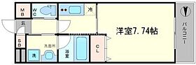 フレンシアノイエ難波南（旧グランシス難波南）  ｜ 大阪府大阪市浪速区大国3丁目（賃貸マンション1K・10階・25.73㎡） その2