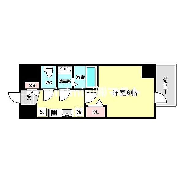 プレサンス天王寺　勝山 902｜大阪府大阪市天王寺区勝山4丁目(賃貸マンション1K・9階・21.66㎡)の写真 その2