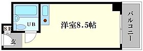 日本橋プラザ 601 ｜ 大阪府大阪市浪速区日本橋3丁目（賃貸マンション1R・6階・23.00㎡） その2