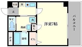 アクシオ花園 204 ｜ 大阪府大阪市西成区花園北2丁目3番地17号（賃貸マンション1K・2階・21.45㎡） その2