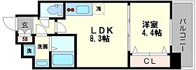 Splendide NAMBAIII  ｜ 大阪府大阪市浪速区戎本町1丁目（賃貸マンション1LDK・4階・34.23㎡） その2