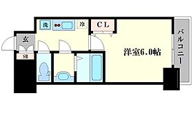 ｇｍ難波ウエストＤ．Ｃ.  ｜ 大阪府大阪市浪速区桜川4丁目（賃貸マンション1K・13階・21.42㎡） その2