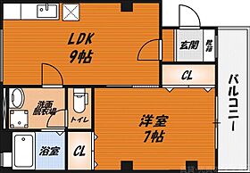 メゾン高槻1号館  ｜ 大阪府高槻市芥川町4丁目（賃貸マンション1LDK・3階・40.00㎡） その2