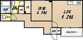 Healing Grace高槻高西町B棟  ｜ 大阪府高槻市高西町（賃貸アパート1LDK・1階・40.99㎡） その2
