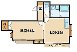 西武池袋線 入間市駅 バス8分 扇町屋5丁目下車 徒歩4分の賃貸アパート 2階1LDKの間取り