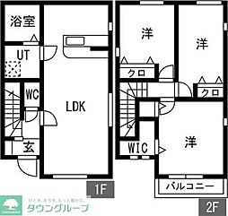ETERNA 3LDKの間取り