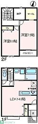 ファミーユコート 1階2SLDKの間取り