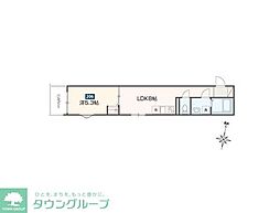 クラブレジデンス東青梅 2階1LDKの間取り