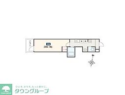 クラブレジデンス東青梅 3階1Kの間取り