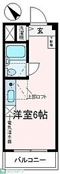 アーク狭山No.1 ワンルームの間取図画像