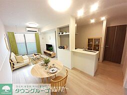 JR八高線 越生駅 徒歩13分の賃貸アパート 2階2LDKのリビング/ダイニング