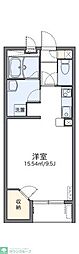 レオネクストエターナル 1Kの間取図画像