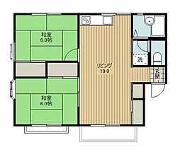 フォレストイン春日 2LDKの間取図画像