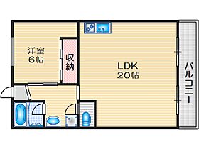 勢州ハイツ 301 ｜ 大阪府箕面市瀬川４丁目（賃貸アパート1LDK・3階・55.00㎡） その2